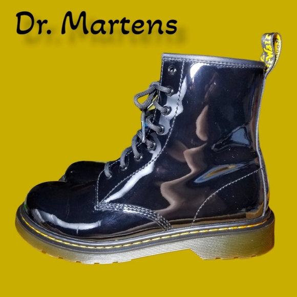 Dr. Martens Shoes - Dr. Martens  1460 Patent Leather Lace Up Boots